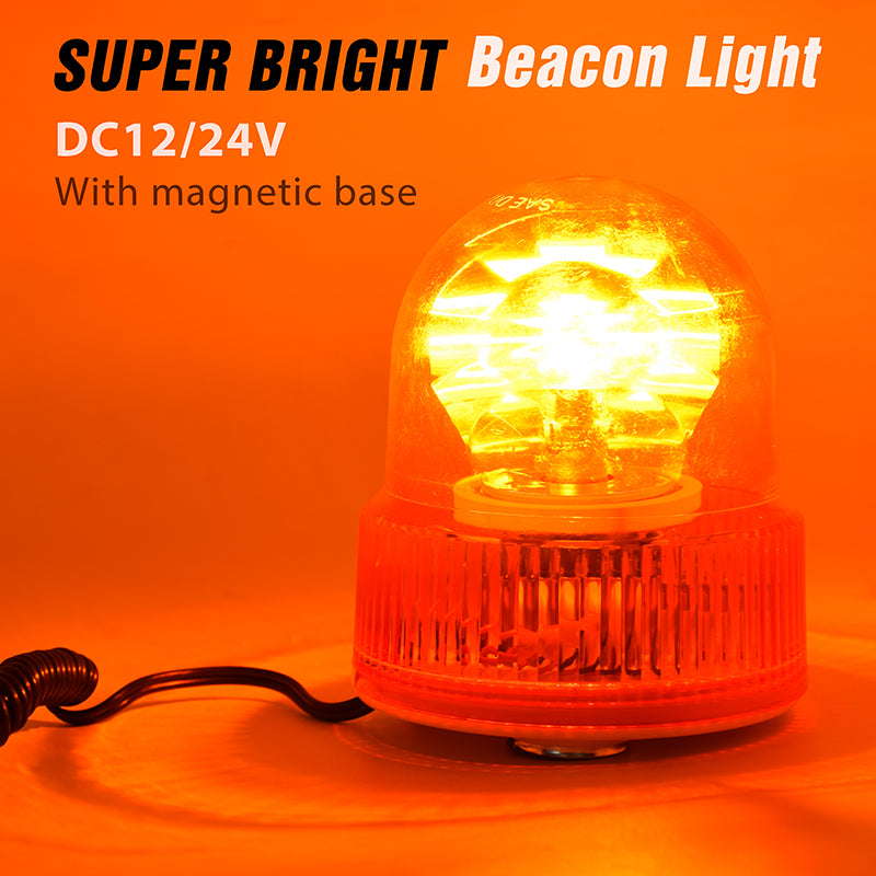 LED Warning Flash Beacon Lights,  LED Amber Warning Safety Flashing Strobe Lights ,12V-24V